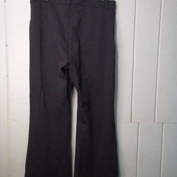 Old Navy Pants Women 12 Flare Trouser Soft Stretch Gray - Picture 12 of 15